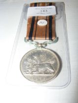 A Victoria South Africa medal - 1853 to J Feeney -