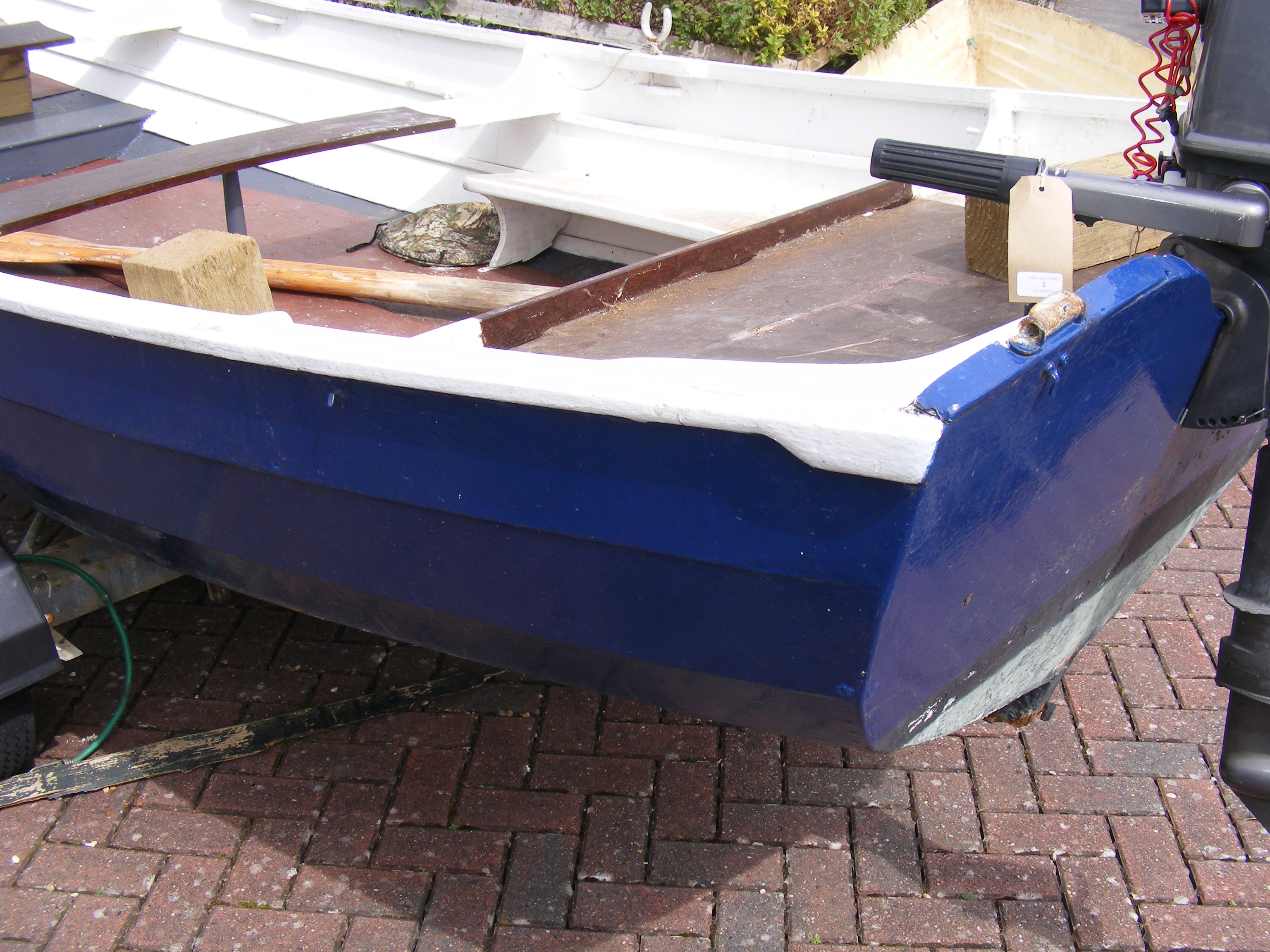 A 5m wooden fishing boat 'Rosie' - with trailer an - Image 15 of 42