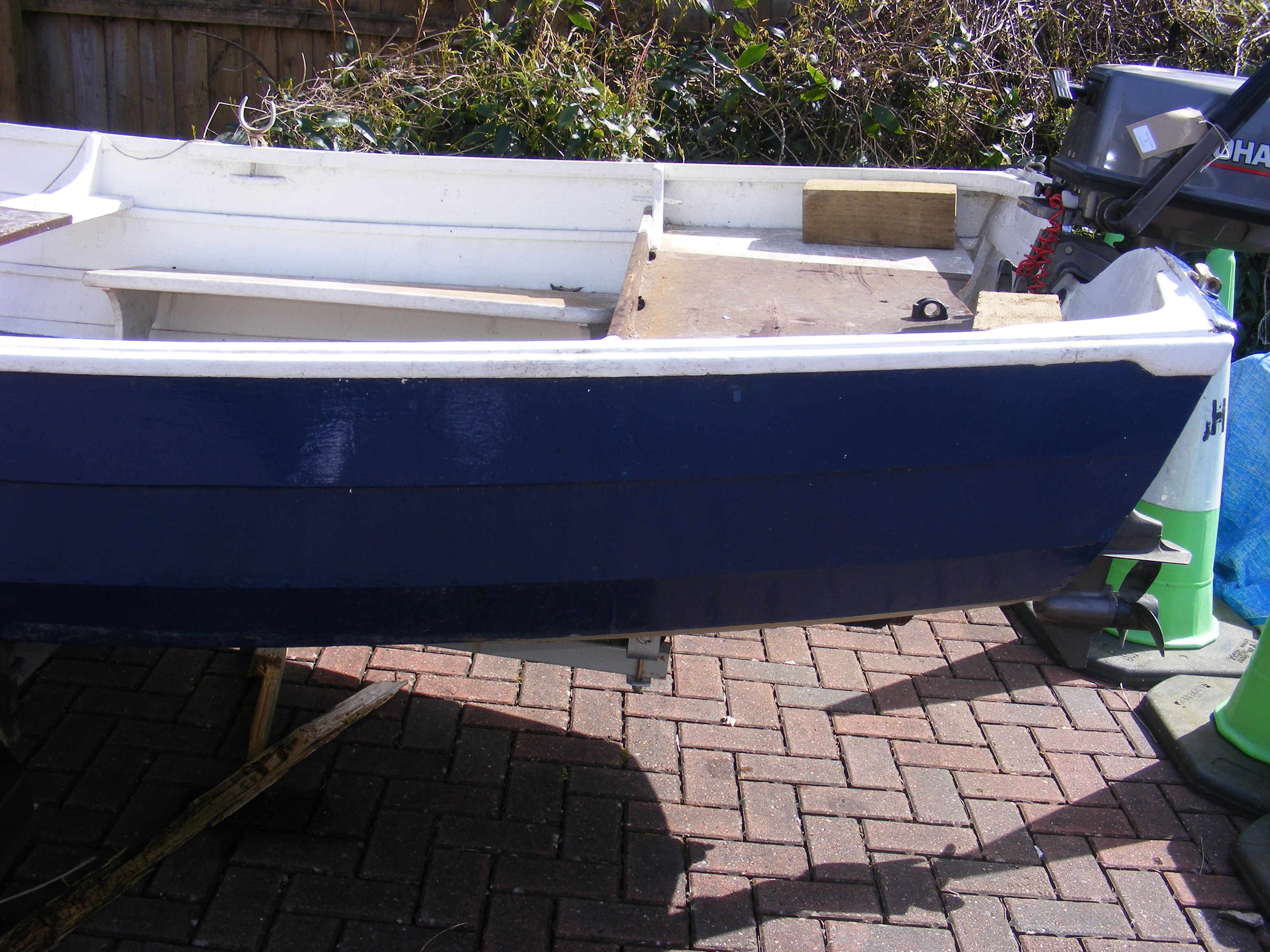 A 5m wooden fishing boat 'Rosie' - with trailer an - Image 12 of 42