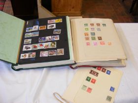 A collection of Swiss and other stamps