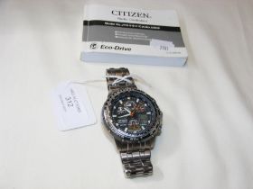 A Citizen Ecodrive gents wrist watch with manual
