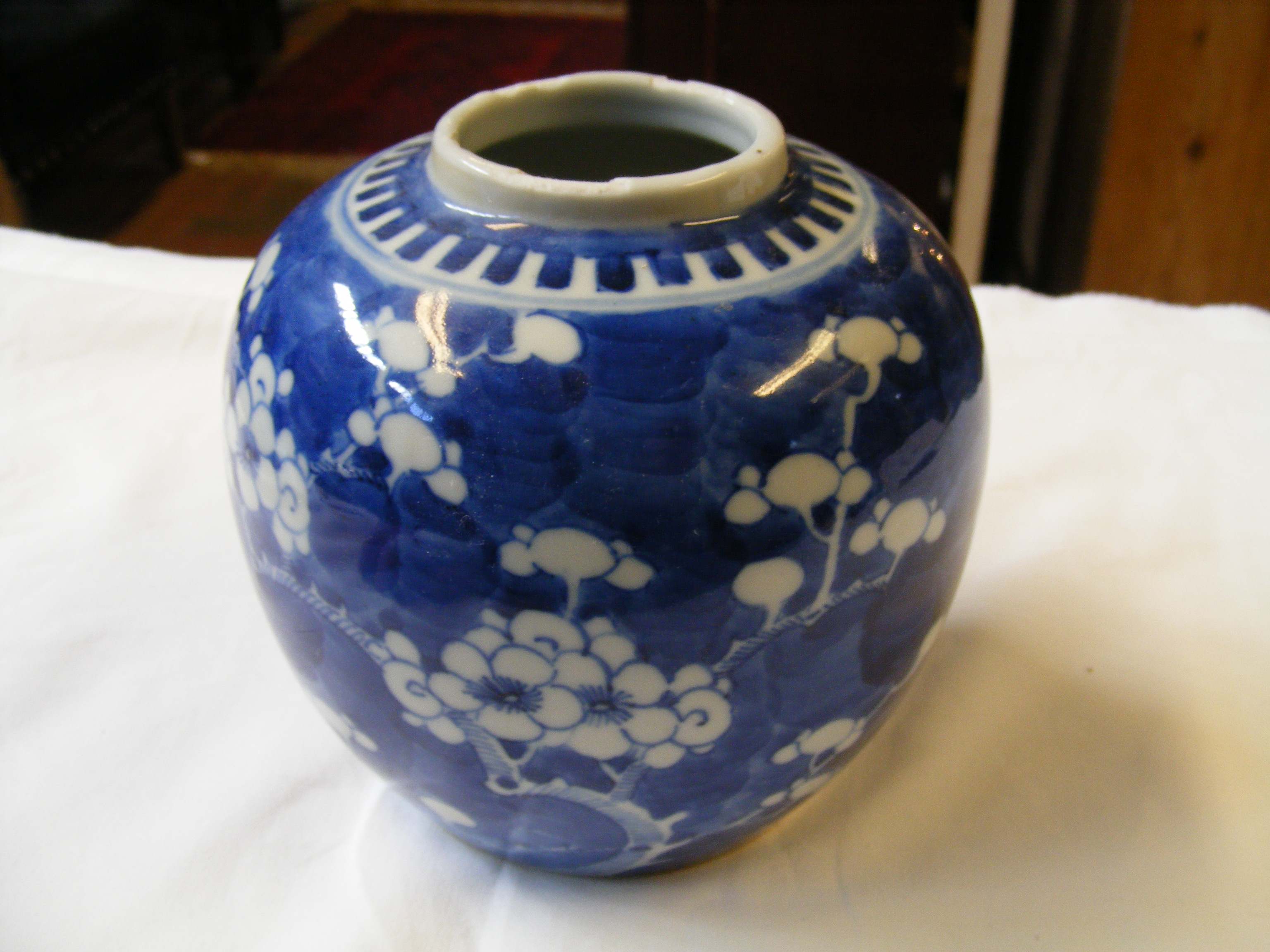 A Chinese blue and white ginger jar and cover, tog - Image 19 of 40