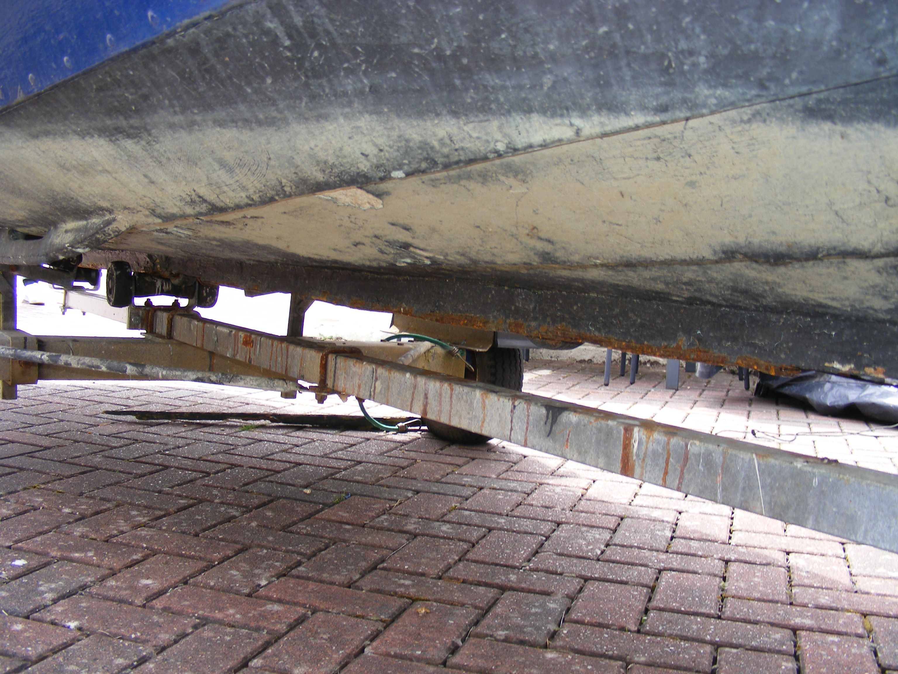 A 5m wooden fishing boat 'Rosie' - with trailer an - Image 28 of 42