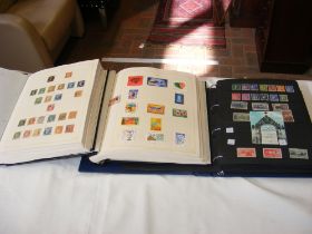 Three albums of stamps - France and Colonies