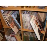 A generous quantity of vinyl records, including Th