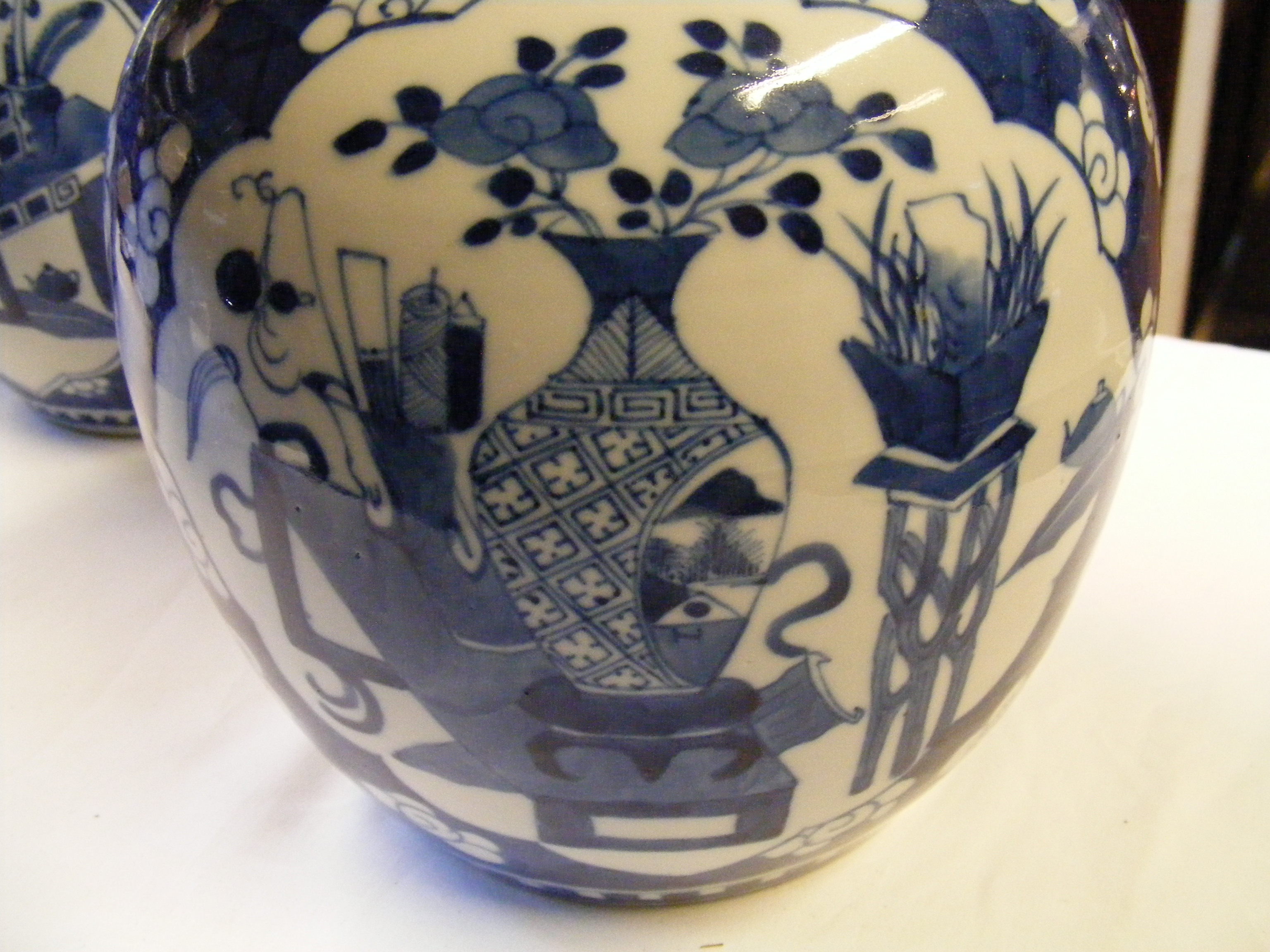 An antique Chinese ginger jar and cover together w - Image 14 of 32