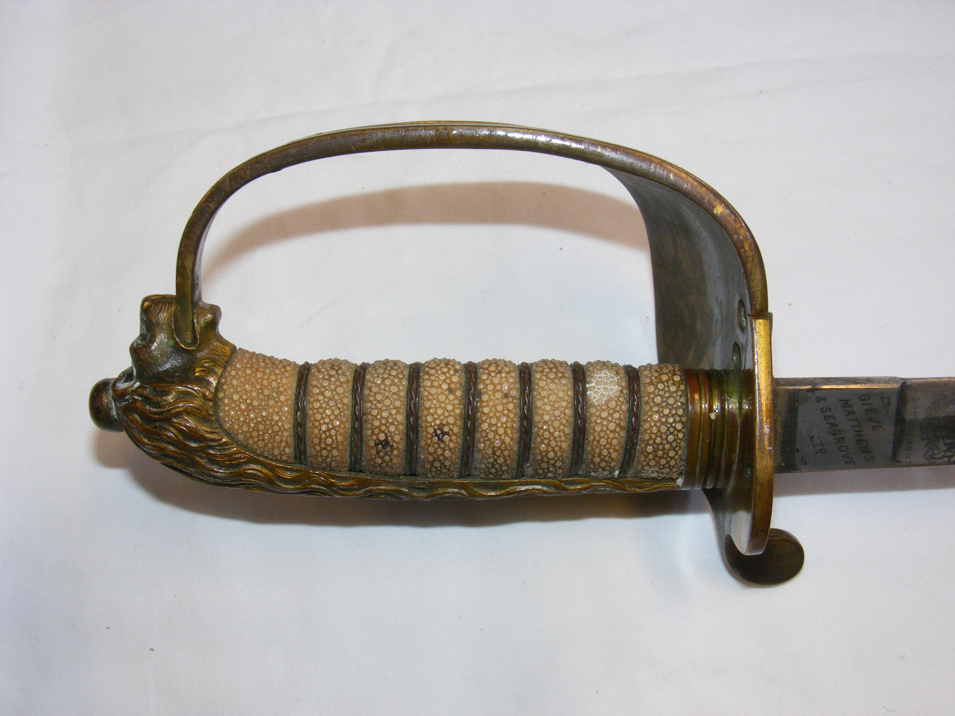 A Gieve, Matthews & Seagrove Naval dress sword wit - Image 4 of 19