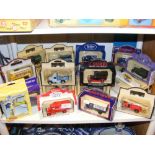 A quantity of boxed die cast model vehicles, inclu