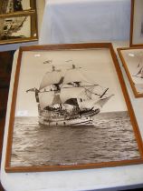 A large original Beken & Son of 'Mayflower II'