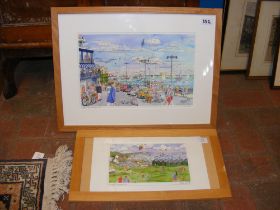 Two Limited Edition MARIA WARD prints of Isle of W