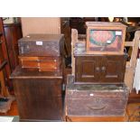 Assorted wooden boxes