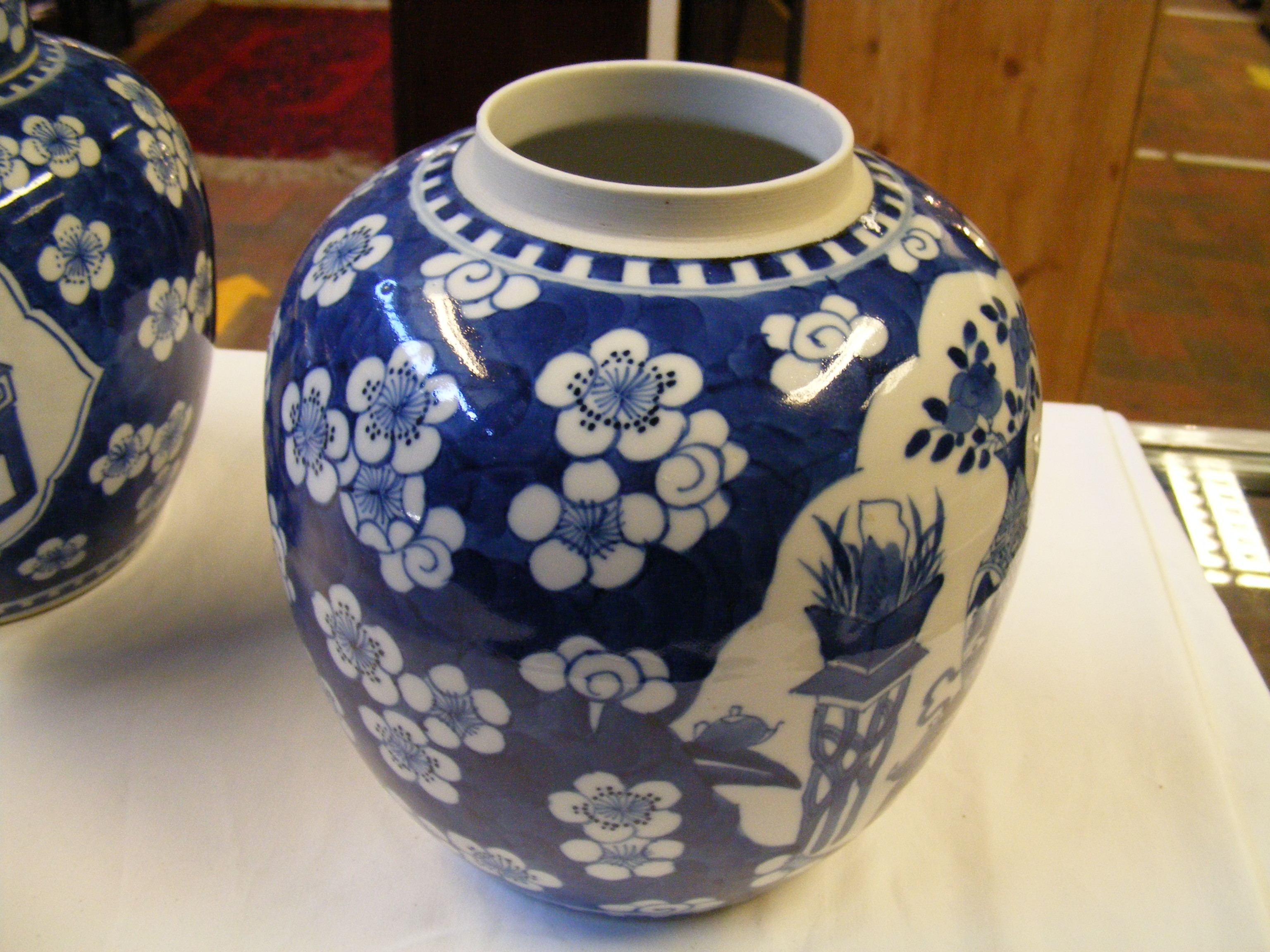 An antique Chinese ginger jar and cover together w - Image 12 of 32