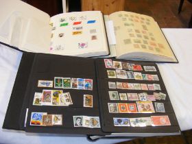 Three albums of German stamps