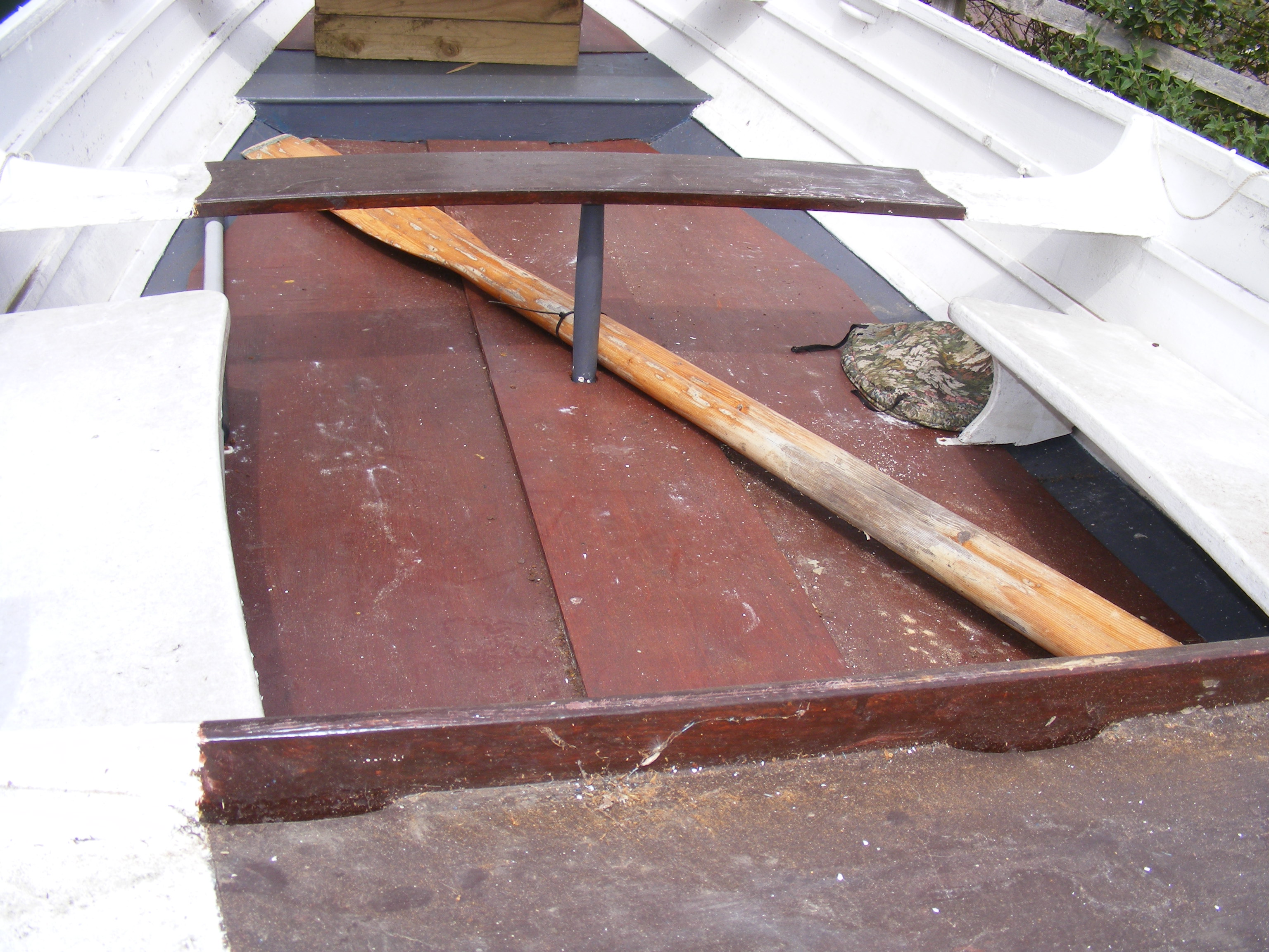 A 5m wooden fishing boat 'Rosie' - with trailer an - Image 34 of 42