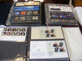 Three albums of GB First Day Covers and presentati