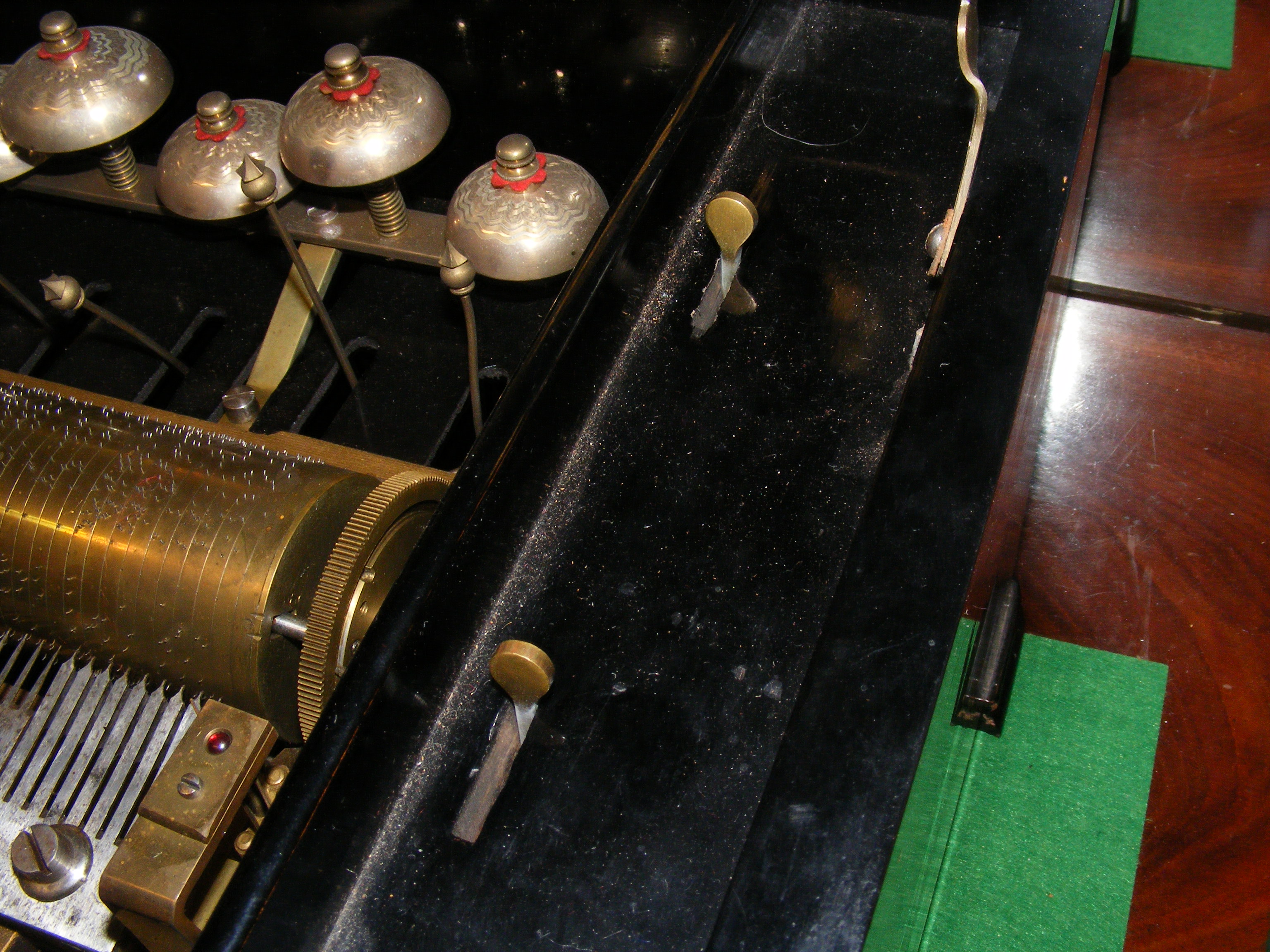 A Victorian cylinder music box playing ten Aires, - Image 30 of 41