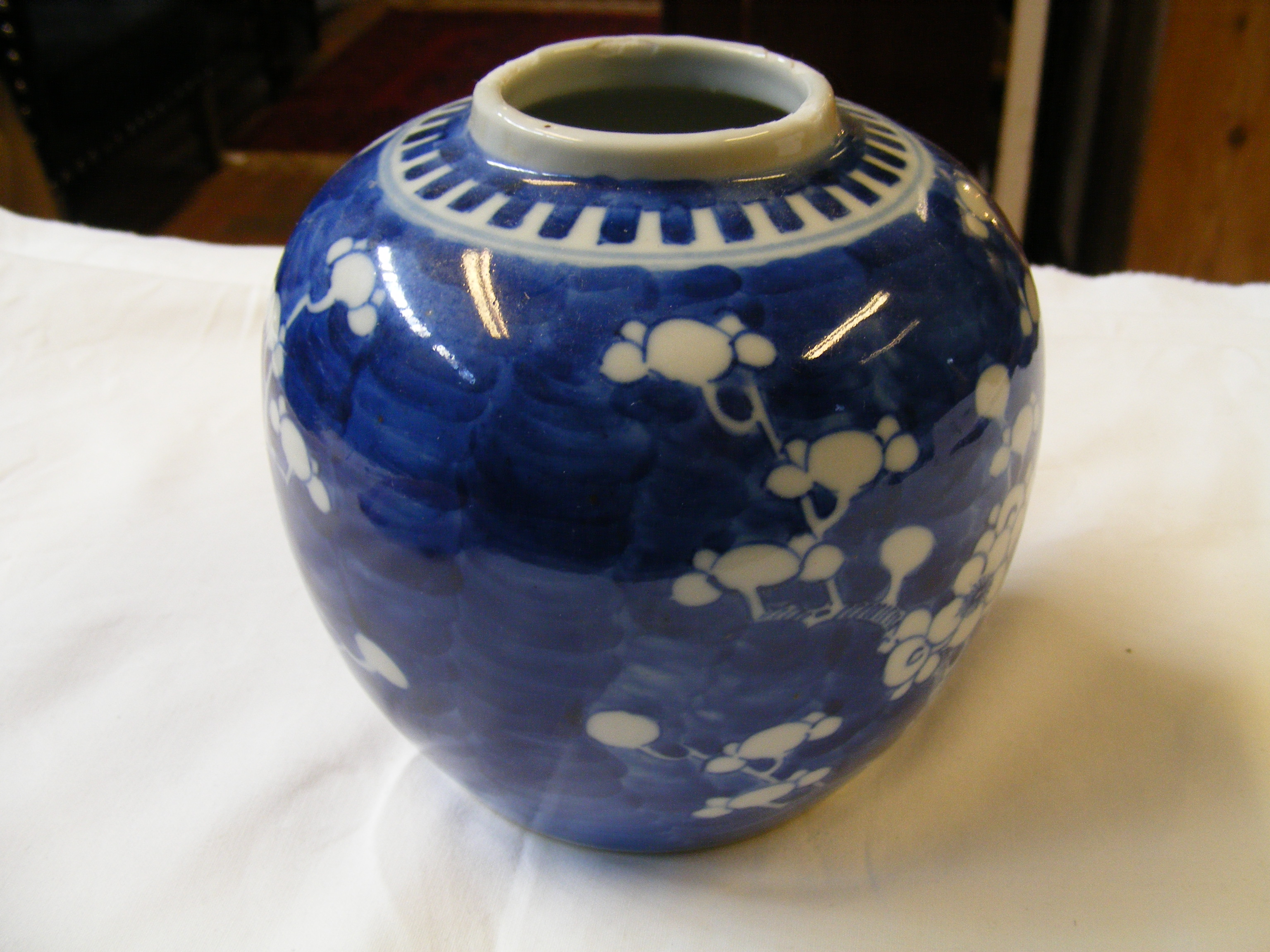 A Chinese blue and white ginger jar and cover, tog - Image 20 of 40