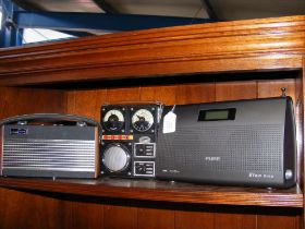 A Pure Elan RV40 Digital Radio, together with othe
