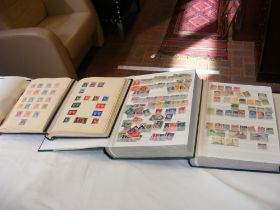 European stamps in four albums