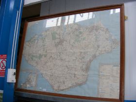 An old OS map of The Isle of Wight