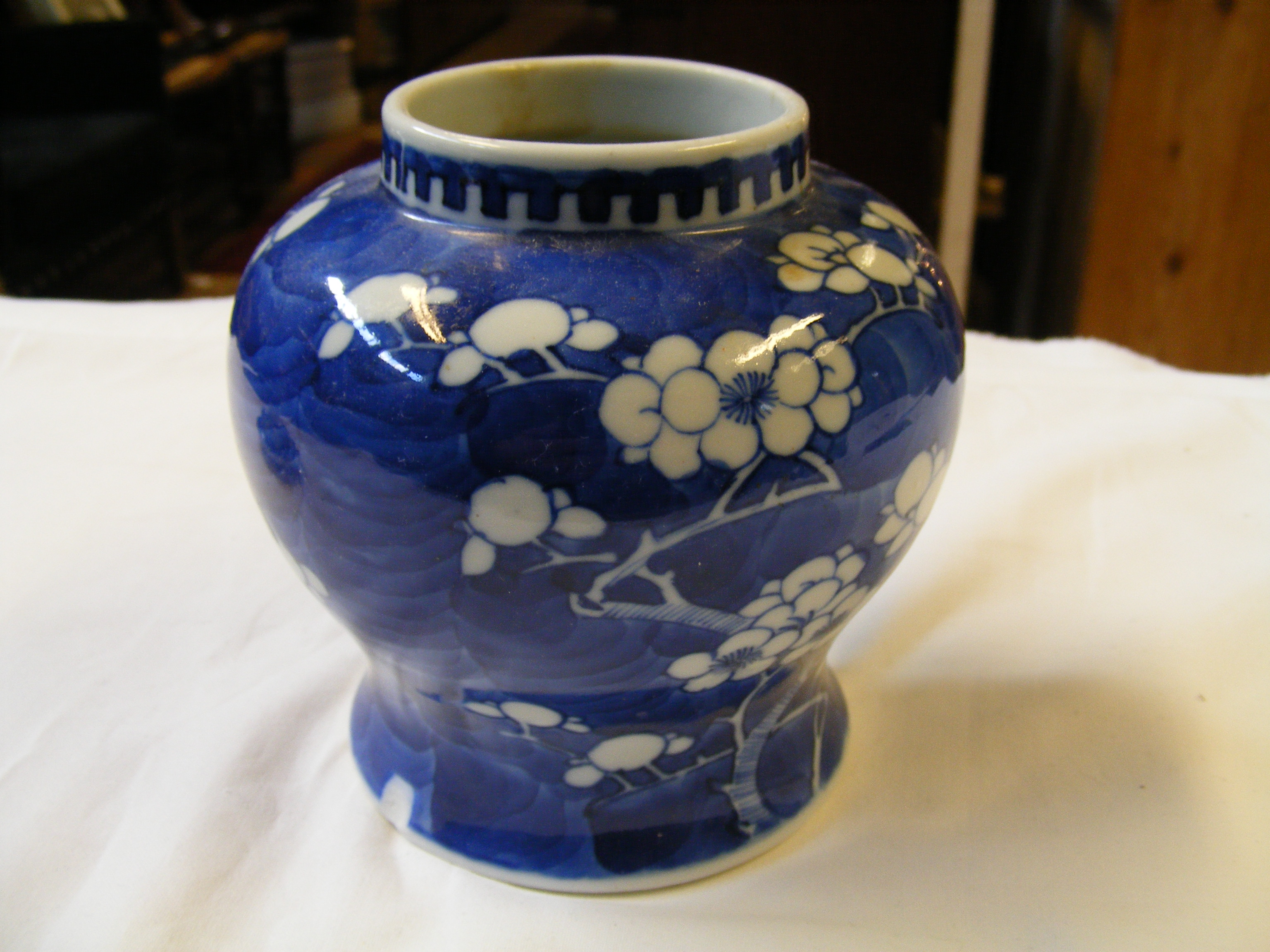 A Chinese blue and white ginger jar and cover, tog - Image 33 of 40