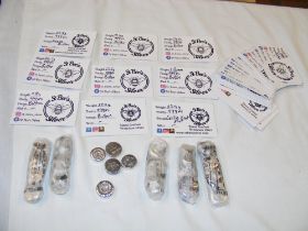 A selection of St. Bee's .999 silver buttons