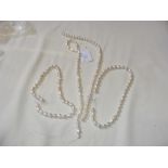 Five strands of freshwater pearls