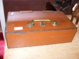 An underfloor safe (no key)