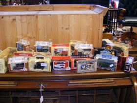 A quantity of boxed die cast model vehicles, inclu