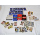 Various full sets of cigarette cards - Wills, John