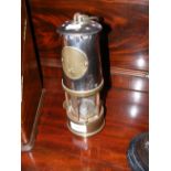 An original Miner's lamp by The Protector Lamp and