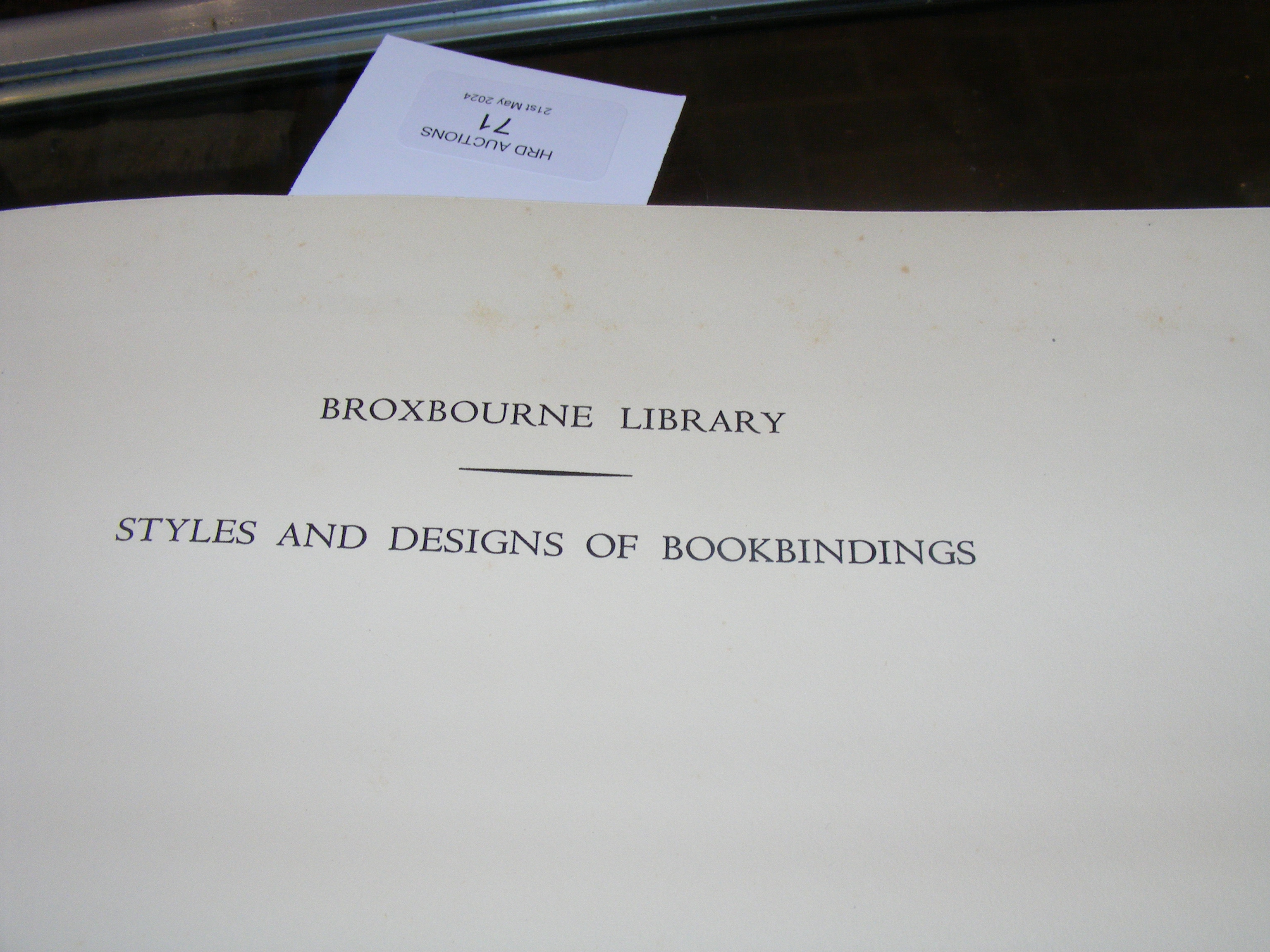 H M Nixon 'Styles and Designs of Bookbindings' - L - Image 7 of 16