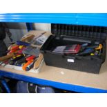 A selection of useful tools including tool box