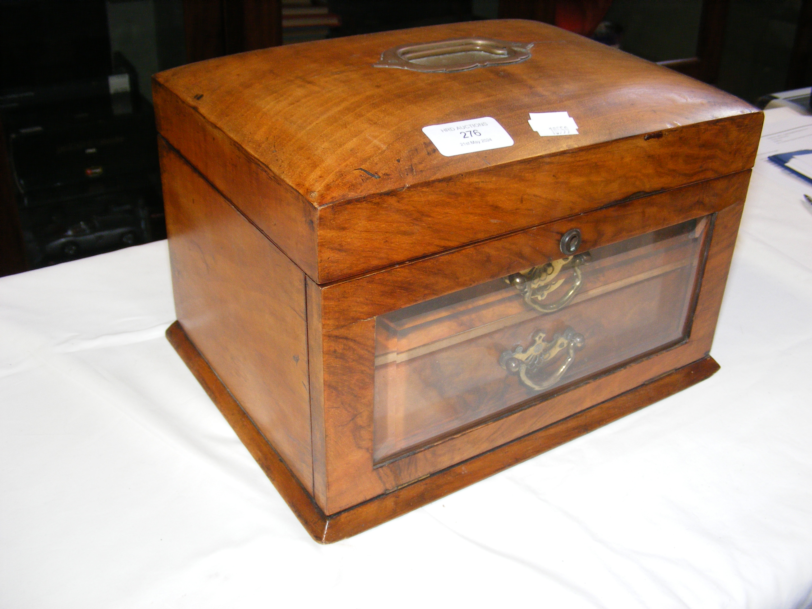 A jewellery box with glass front, together with wr - Image 25 of 36