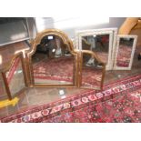 A dressing table mirror and one other