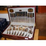 A Viners Kings Royale 58 piece canteen of cutlery