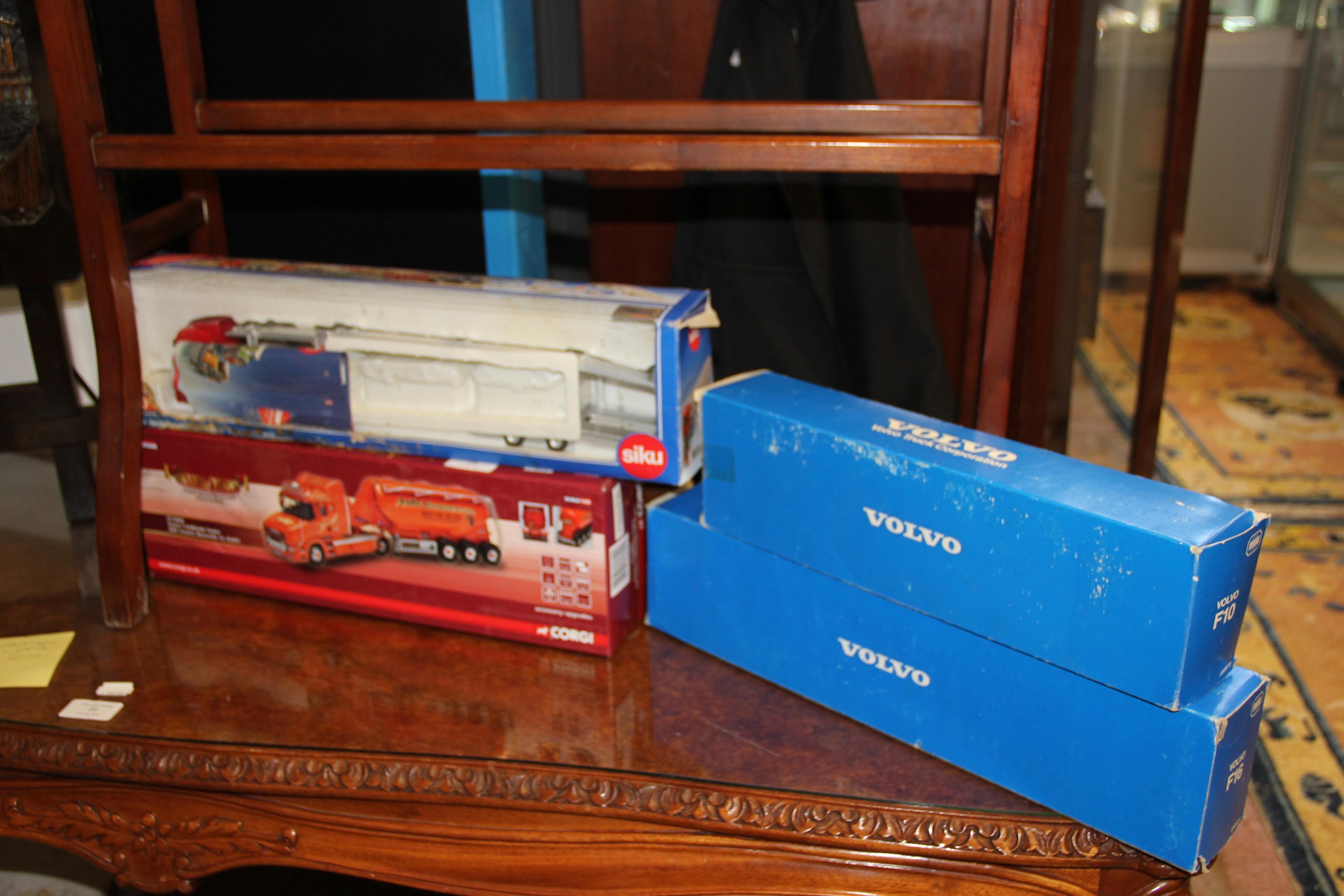 Boxed die cast Corgi Tanker, together with three o