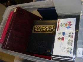 Stamps - Miscellaneous assortment of empty albums,