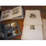 Two Victorian scrapbooks containing photos and car