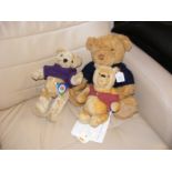 A collectable Steiff teddy bear 'Winne the Pooh',