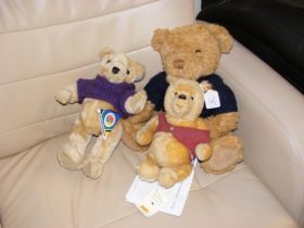 A collectable Steiff teddy bear 'Winne the Pooh',