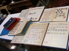 A selection of various stamp albums - GB and World