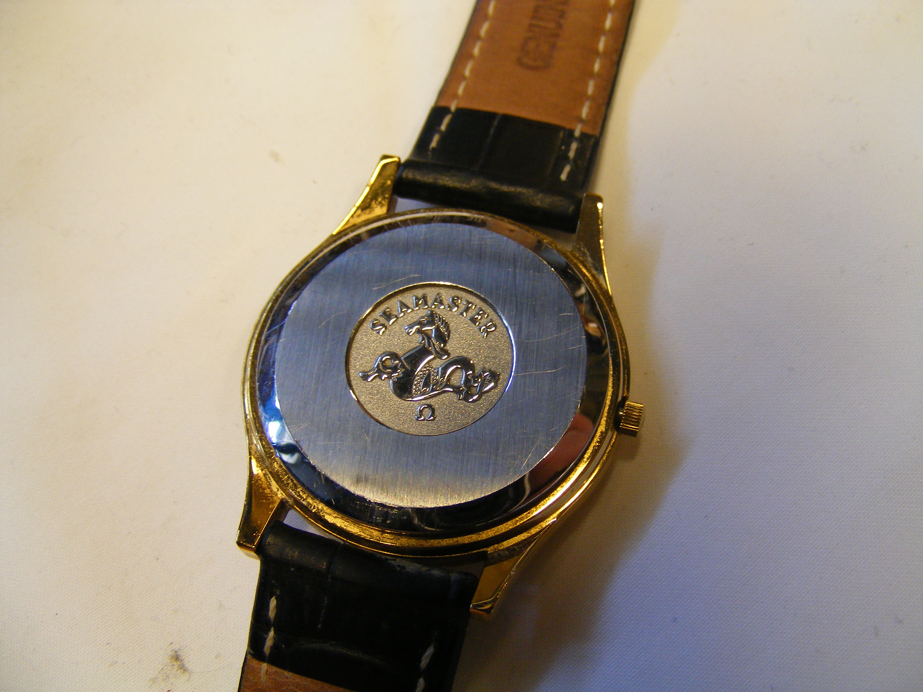 A gents Omega Seamaster wrist watch with date aper - Image 4 of 9
