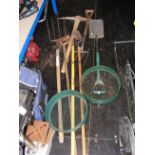 Various garden tools