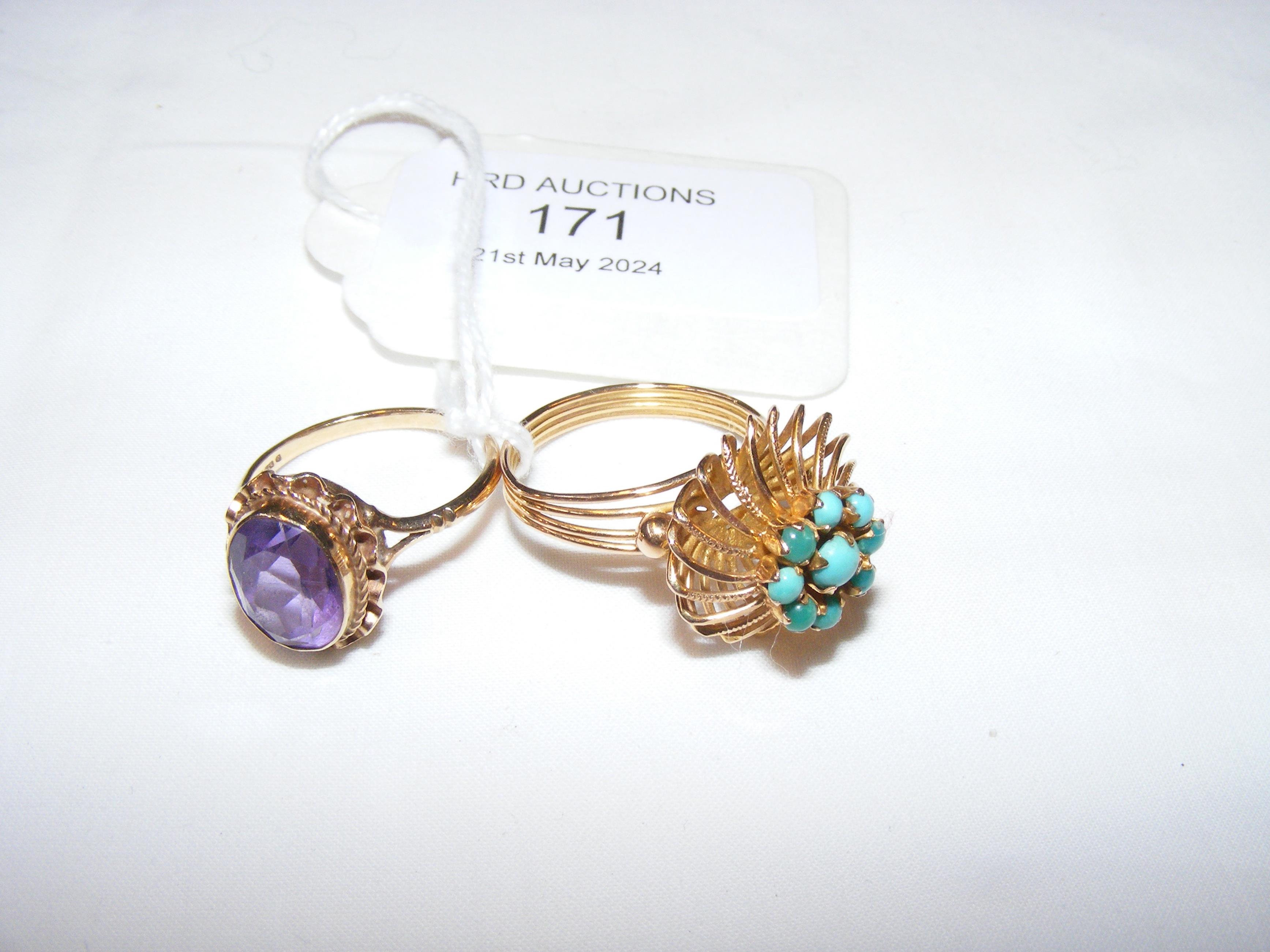 Two dress rings