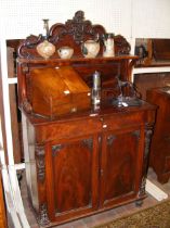 A Victorian mahogany chiffonier