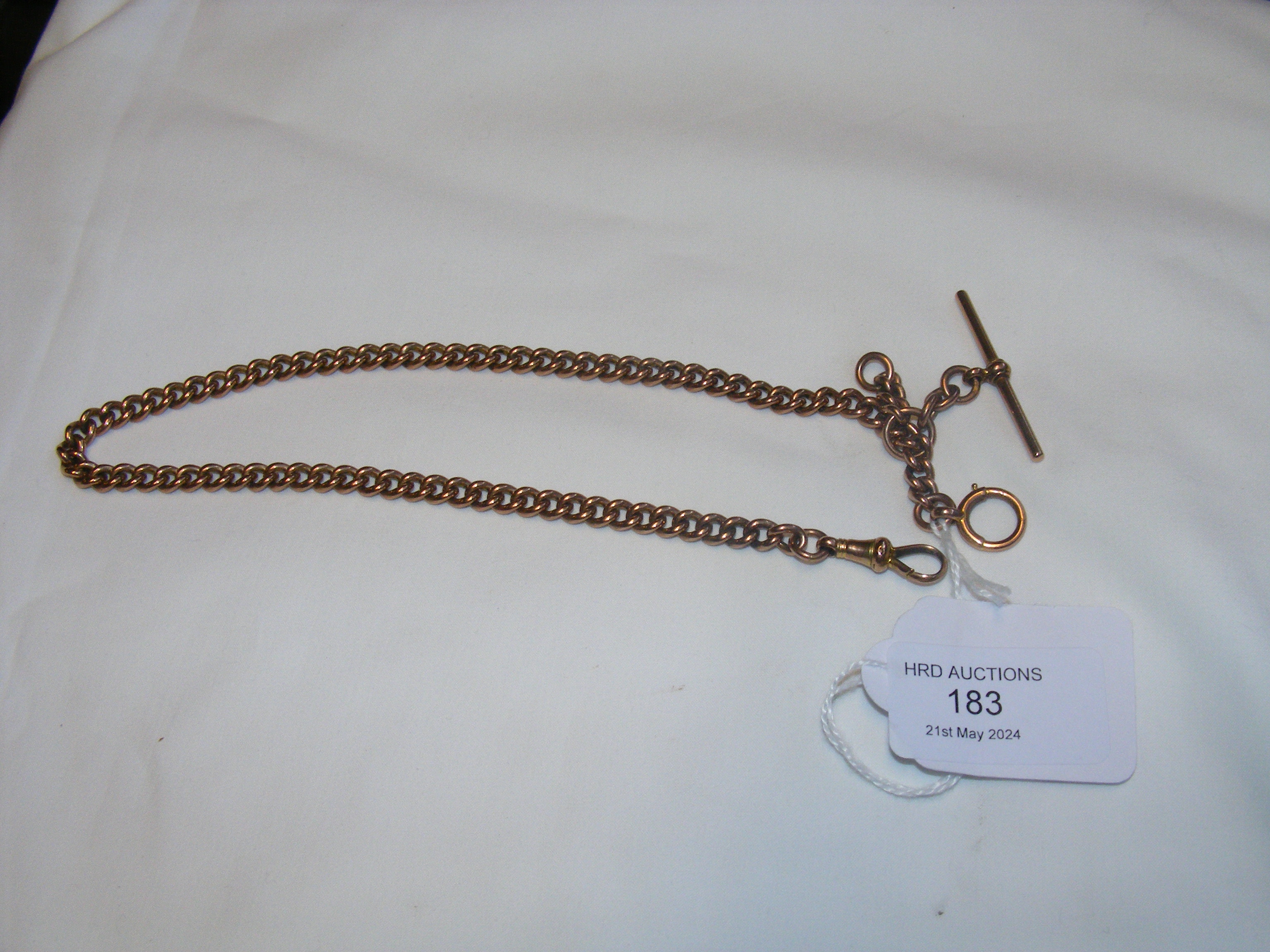 A 9ct pocket watch chain - Bild 2 aus 5