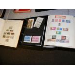 Stamps - Jersey mint and used - in three albums