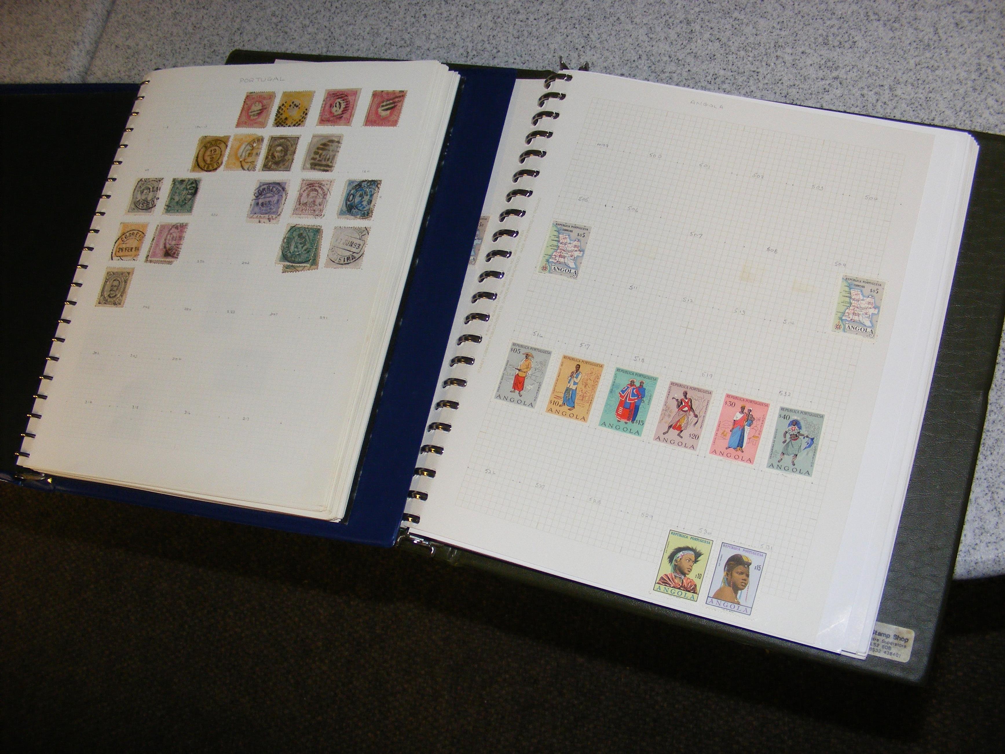 Stamps - Portugal or Colonies - in two albums