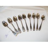 A selection of silver spoons